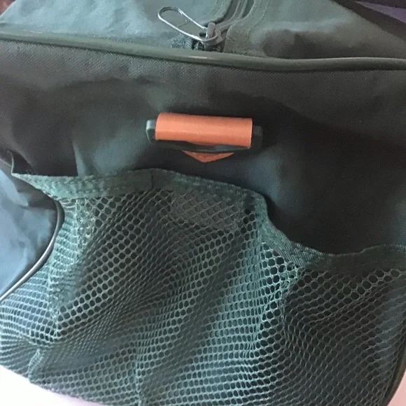 Alexander Julian Colours Men’s Canvas Duffle Bag Hunter Green & Dk Blue Unisex - Picture 8 of 15